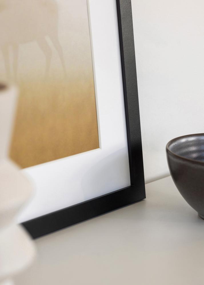 Moldura BGA Classic Vidro acrílico Preto 30x45 cm