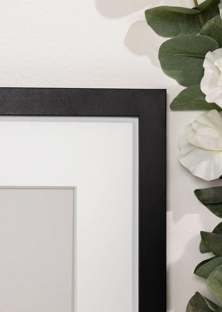 Moldura BGA Classic Vidro acrílico Preto 30x45 cm