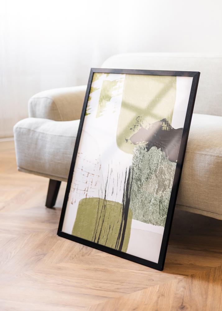 Moldura BGA Classic Vidro acrílico Preto 30x45 cm