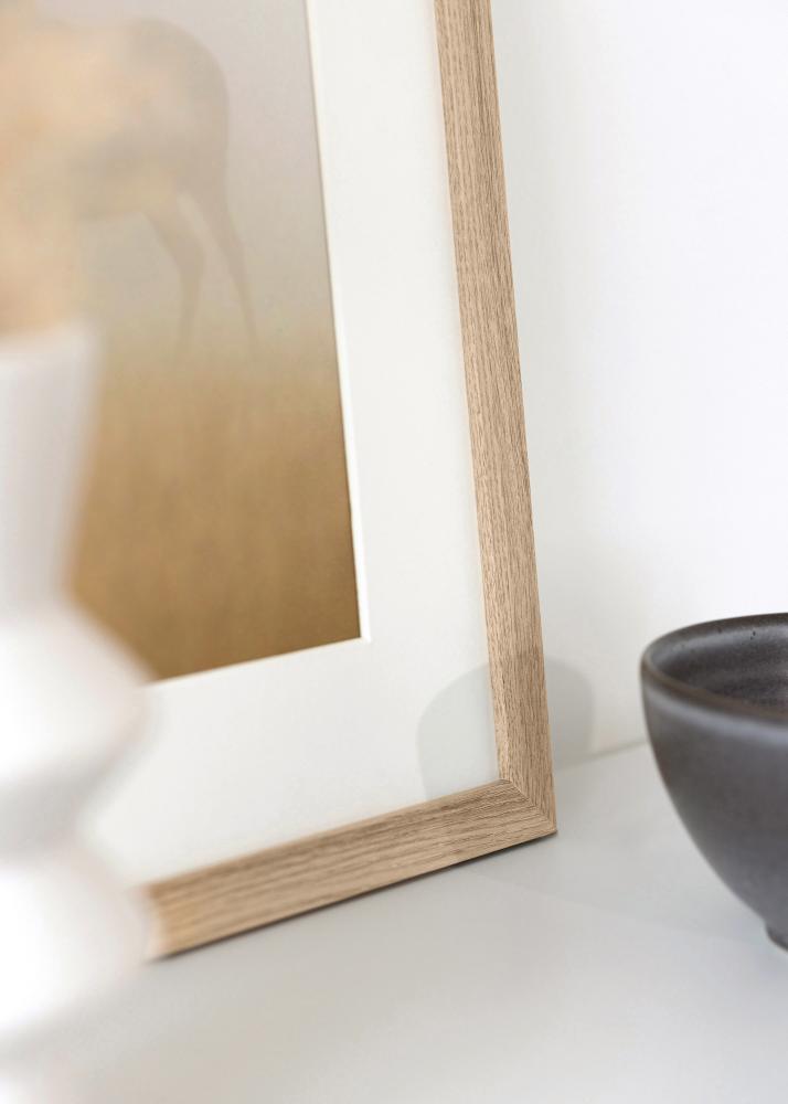 Moldura BGA Classic Vidro acrílico Carvalho 40x60 cm