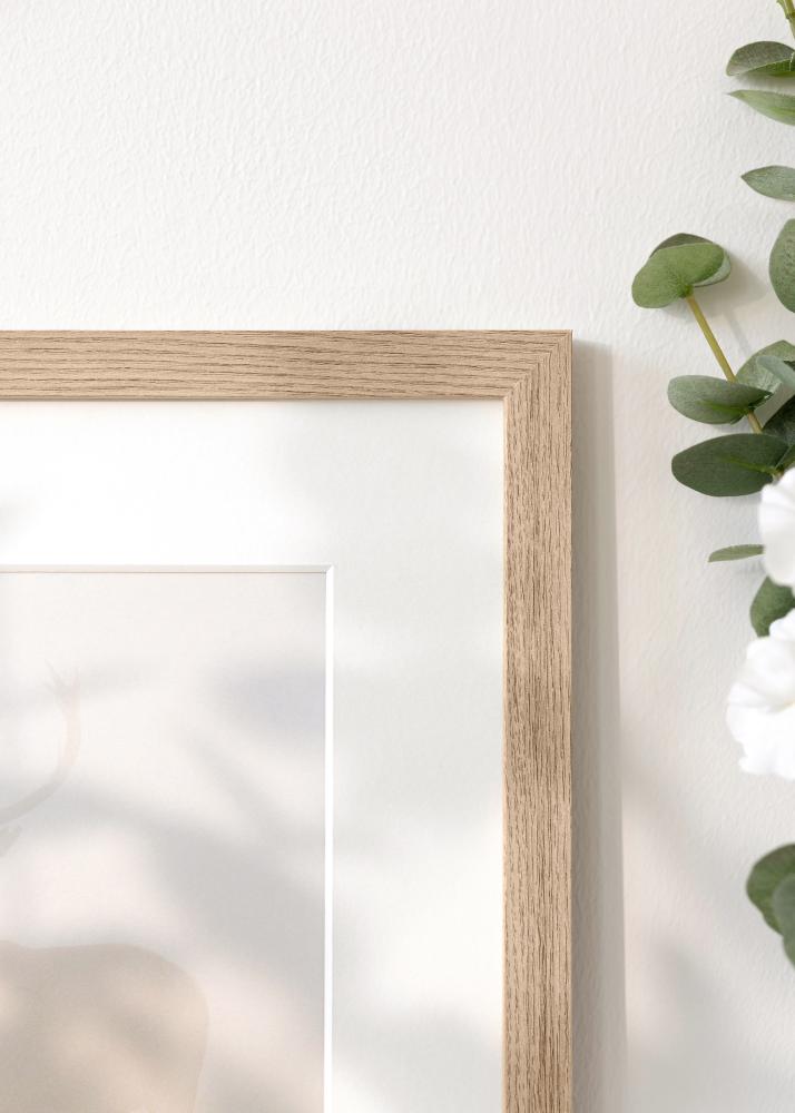 Moldura BGA Classic Vidro acrílico Carvalho 40x60 cm