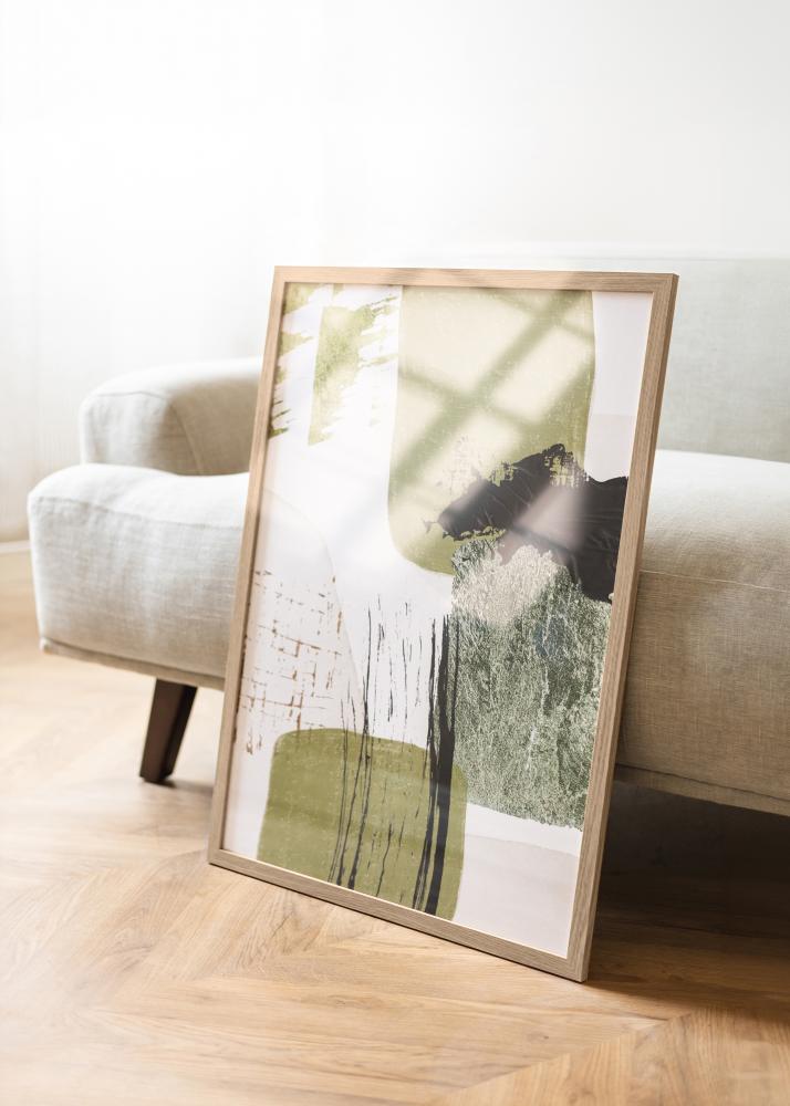 Moldura BGA Classic Vidro acrílico Carvalho 40x60 cm