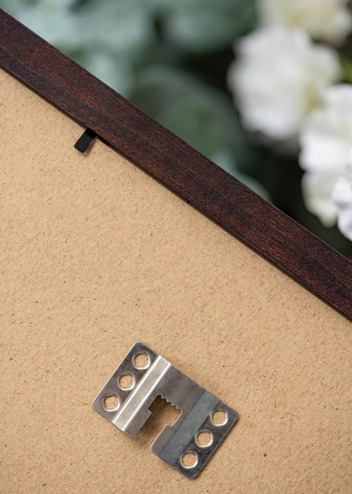 Moldura BGA Classic Vidro acrílico Nogueira 50x70 cm