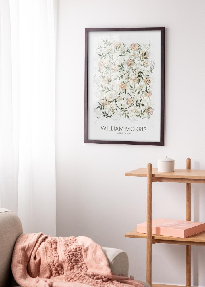 Moldura BGA Classic Vidro acrílico Nogueira 20x20 cm