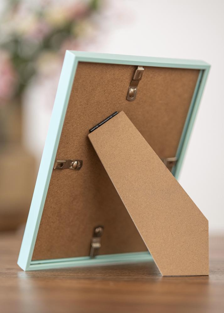 Moldura New Lifestyle Turquesa 13x18 cm - passe-partout Branco 3,5x5 inches