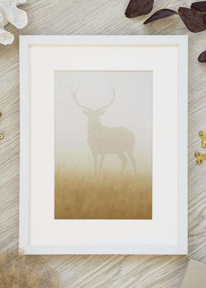 Porta-retrato Branco Largo 40 x 50 cm