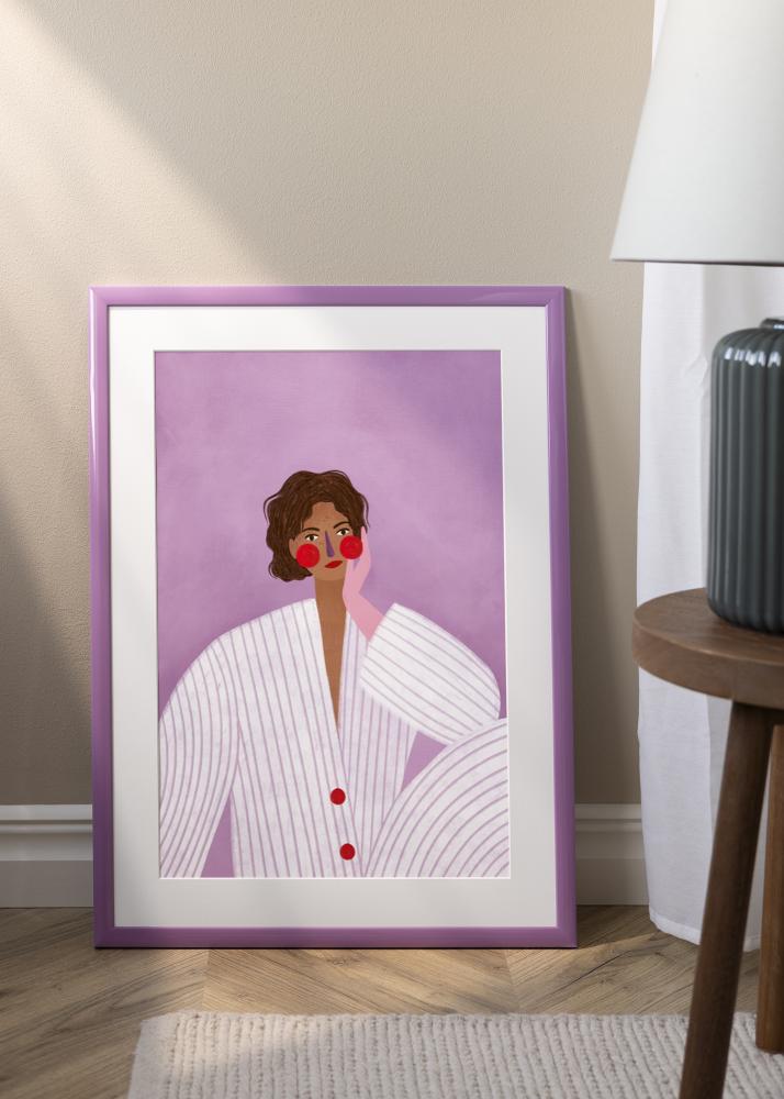 Moldura Dorset Vidro acrílico Rosa 30x45 cm