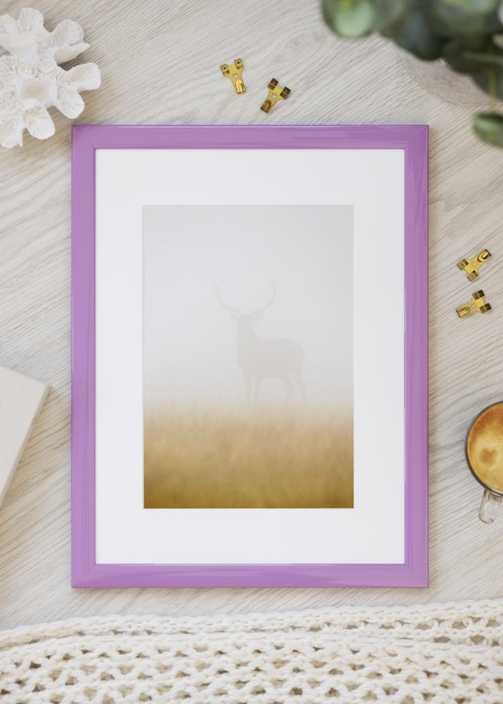 Moldura Dorset Vidro acrílico Rosa 30x45 cm