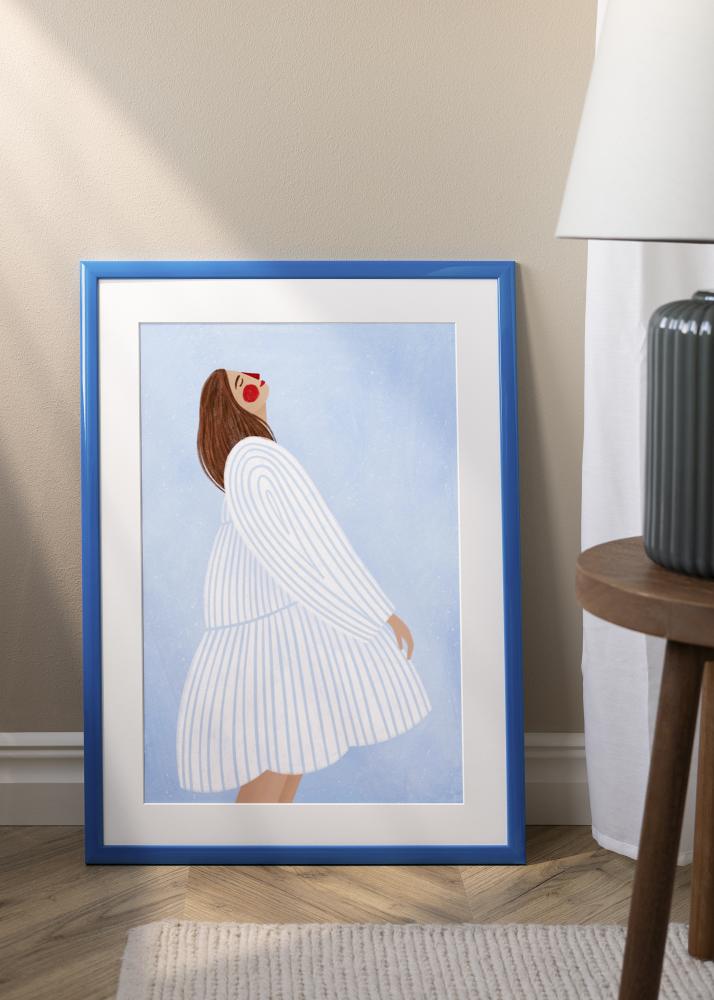 Moldura Dorset Vidro acrílico Azul 21x29,7 cm (A4)