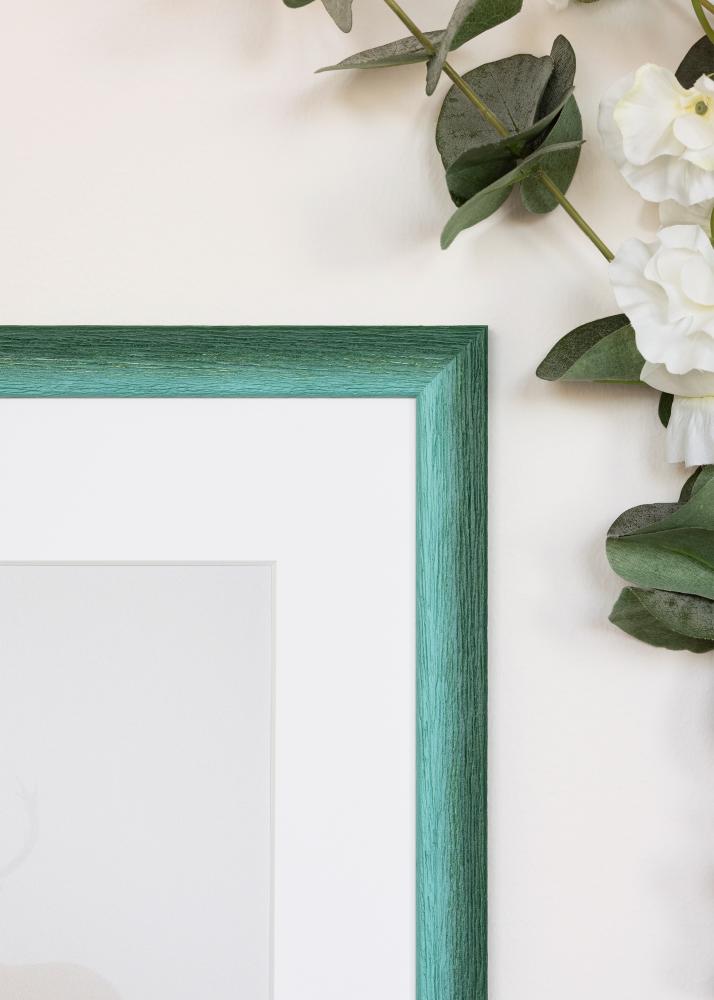 Moldura Cornwall Vidro acrílico Verde escuro 40x50 cm