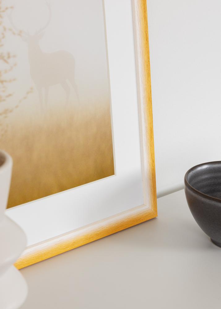 Moldura Cornwall Vidro acrílico Ouro 60x80 cm