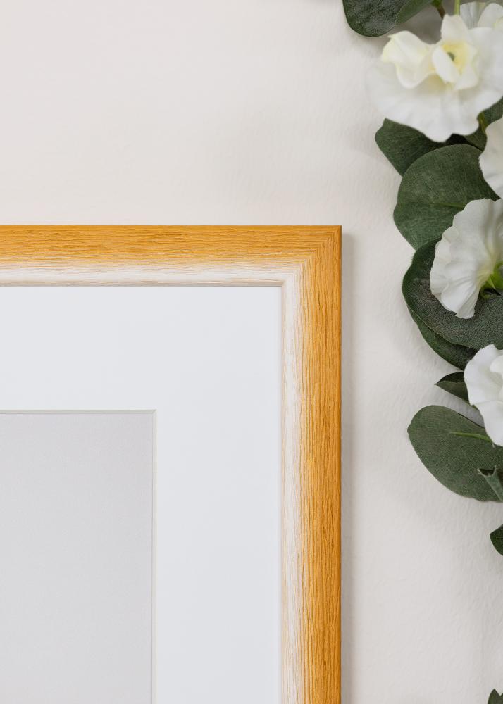 Moldura Cornwall Vidro acrílico Ouro 60x80 cm