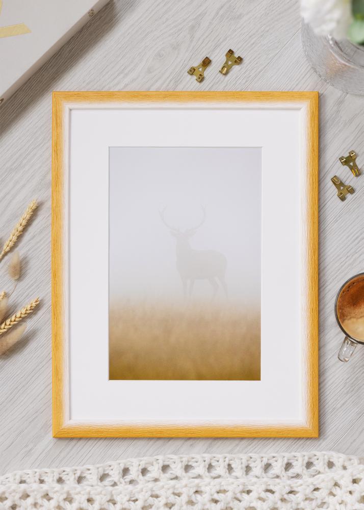 Moldura Cornwall Vidro acrílico Ouro 60x80 cm