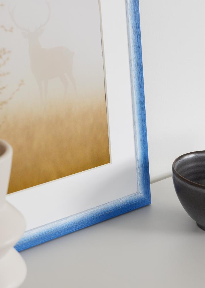 Moldura Cornwall Vidro acrílico Azul 40x50 cm