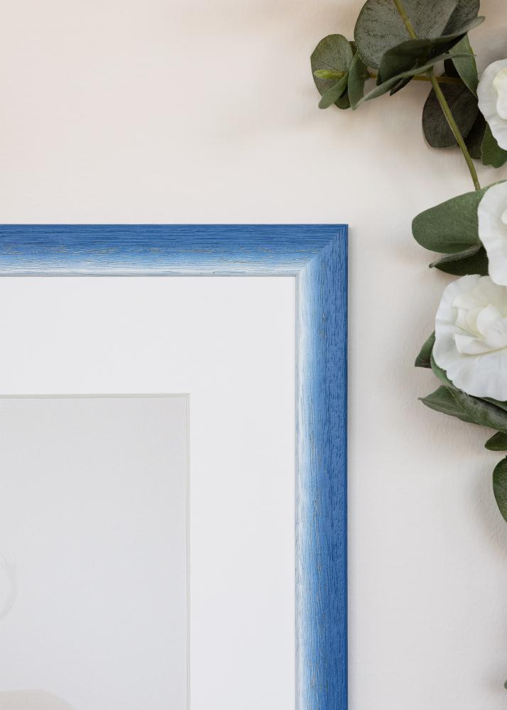 Moldura Cornwall Vidro acrílico Azul 40x50 cm