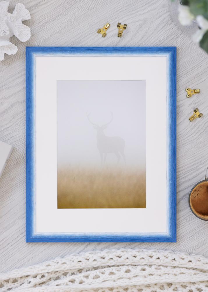 Moldura Cornwall Vidro acrílico Azul 40x50 cm