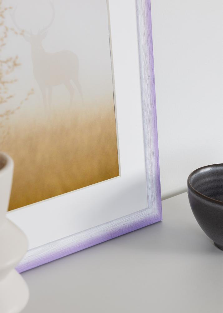 Moldura Cornwall Vidro acrílico Lilás claro 40x50 cm
