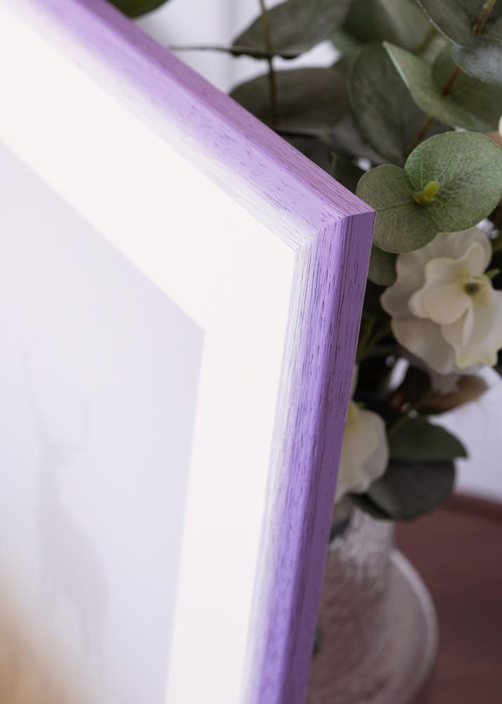 Moldura Cornwall Vidro acrílico Lilás claro 40x50 cm