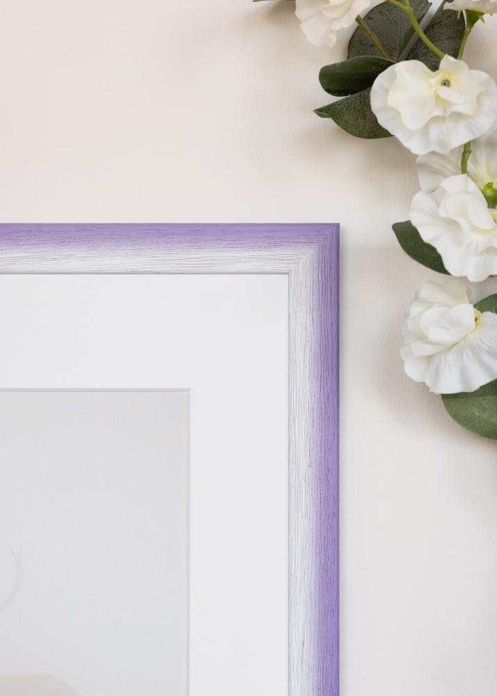 Moldura Cornwall Vidro acrílico Lilás claro 40x50 cm