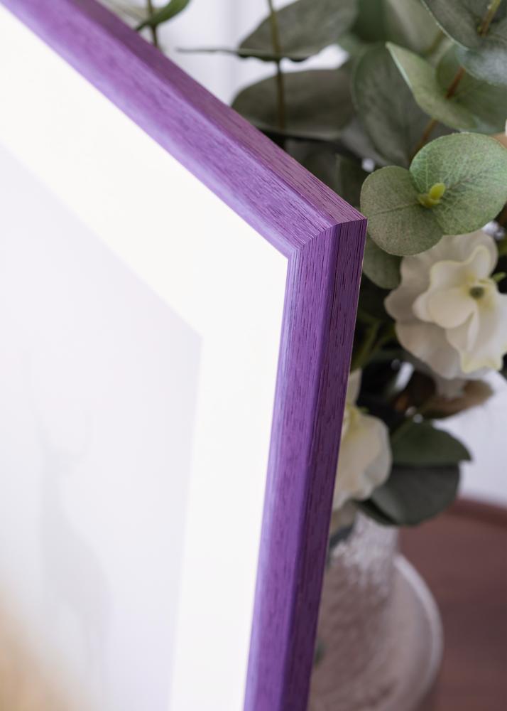 Moldura Cornwall Vidro acrílico Lilás 40x50 cm