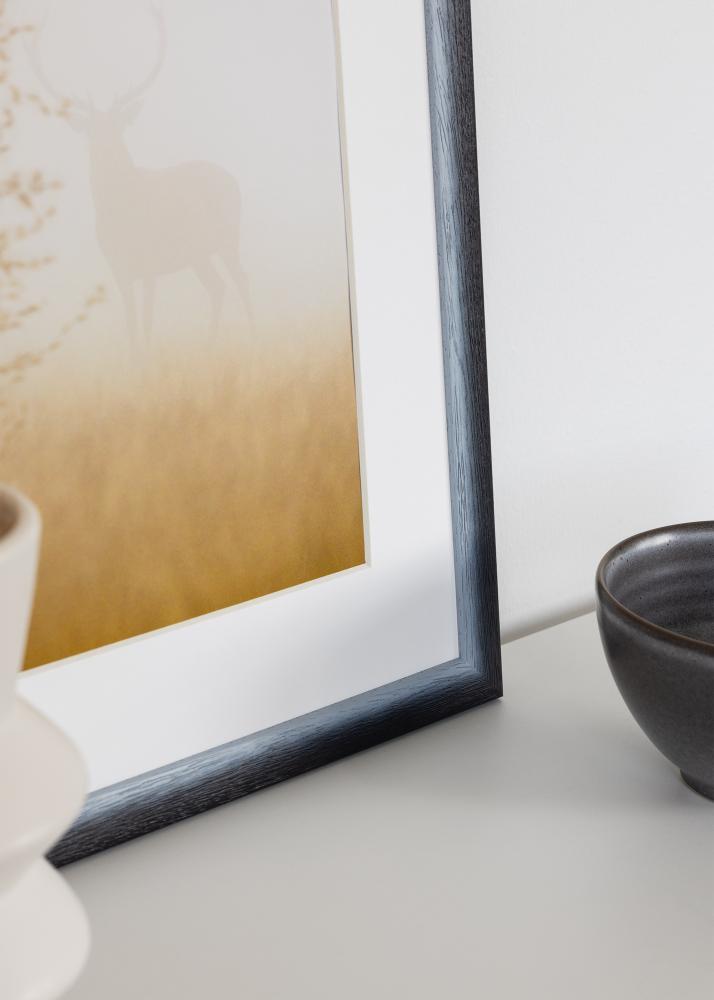 Moldura Cornwall Vidro acrílico Preto 50x70 cm