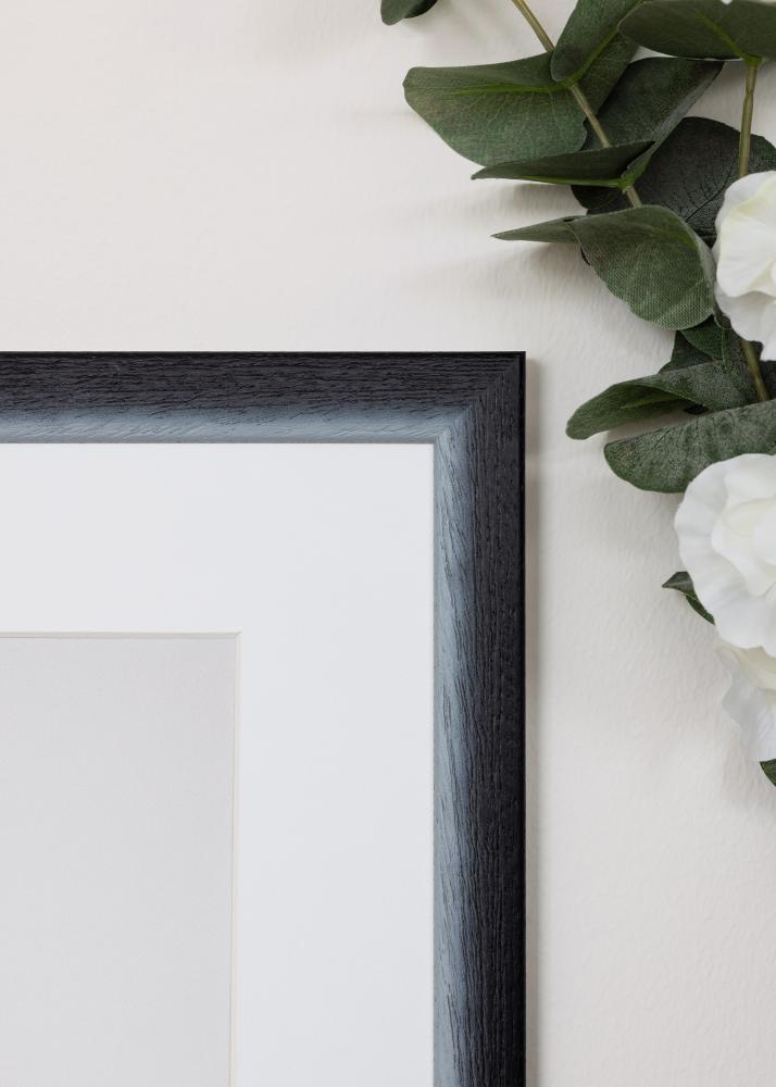 Moldura Cornwall Vidro acrílico Preto 50x70 cm