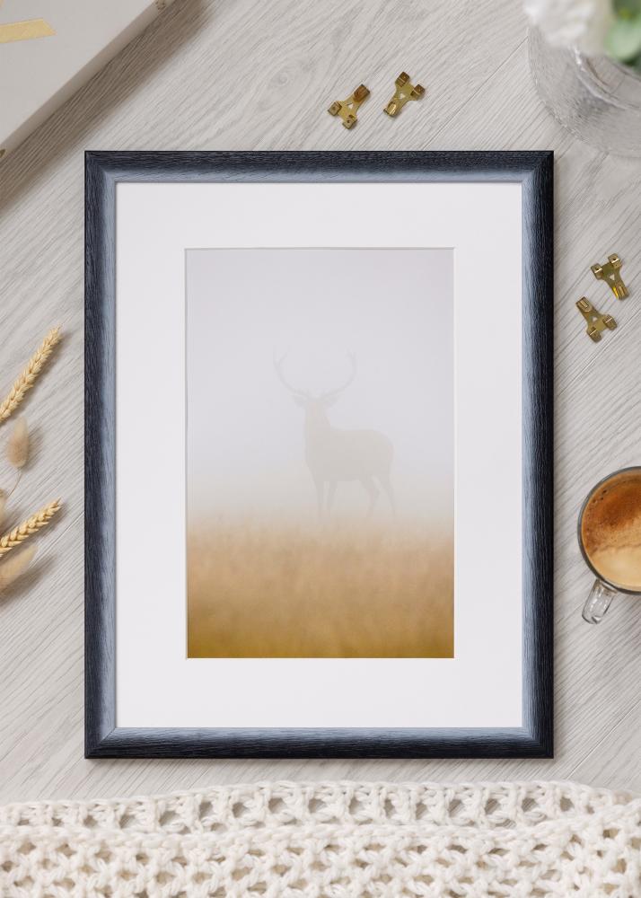 Moldura Cornwall Vidro acrílico Preto 50x70 cm