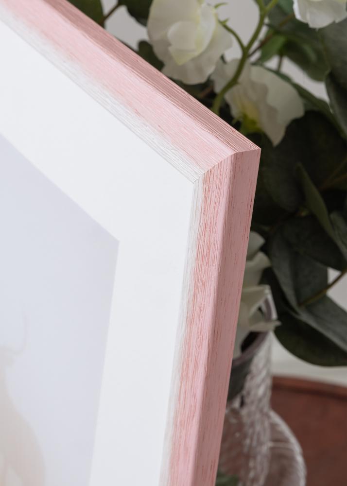 Moldura Cornwall Vidro acrílico Rosa 40x50 cm