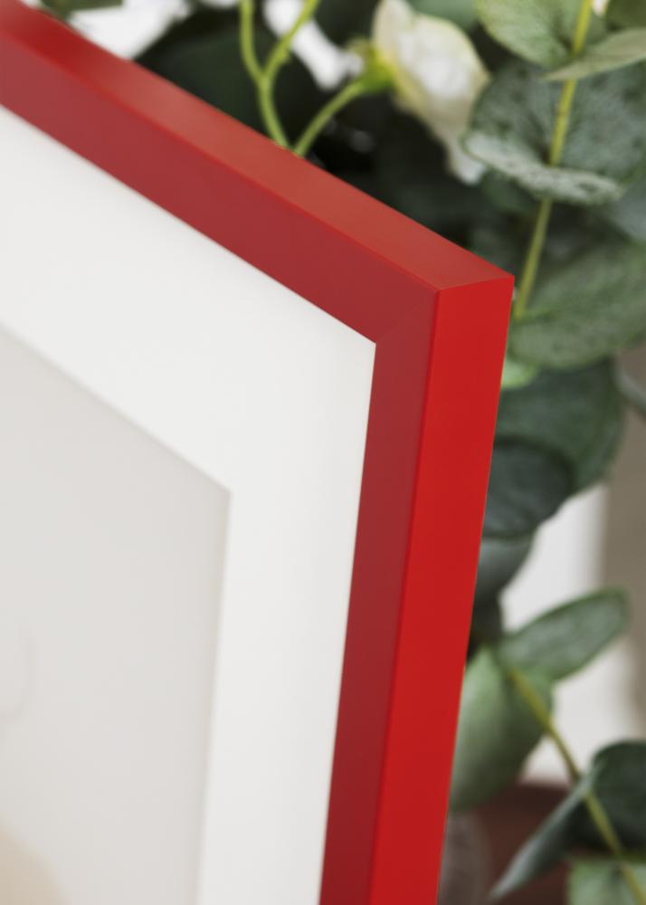 Moldura Kent Vidro acrílico Vermelha 29,7x42 cm (A3)