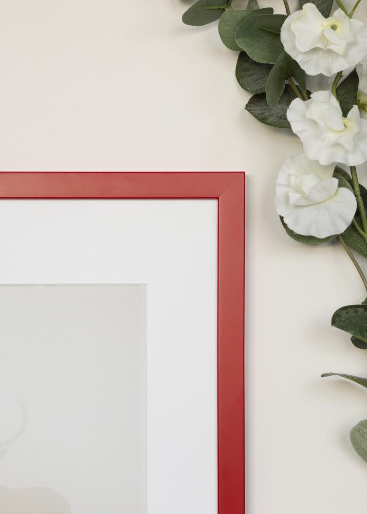 Moldura Kent Vidro acrílico Vermelha 29,7x42 cm (A3)