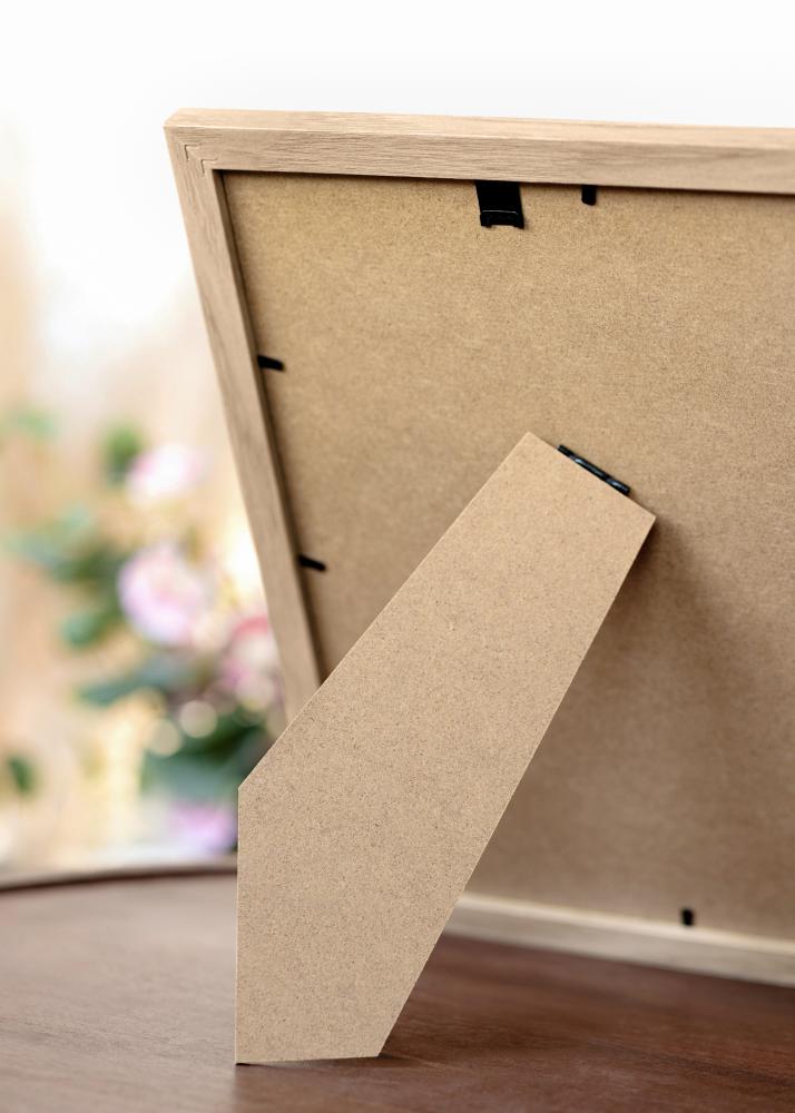 Moldura BGA Classic Vidro acrílico Carvalho 20x20 cm