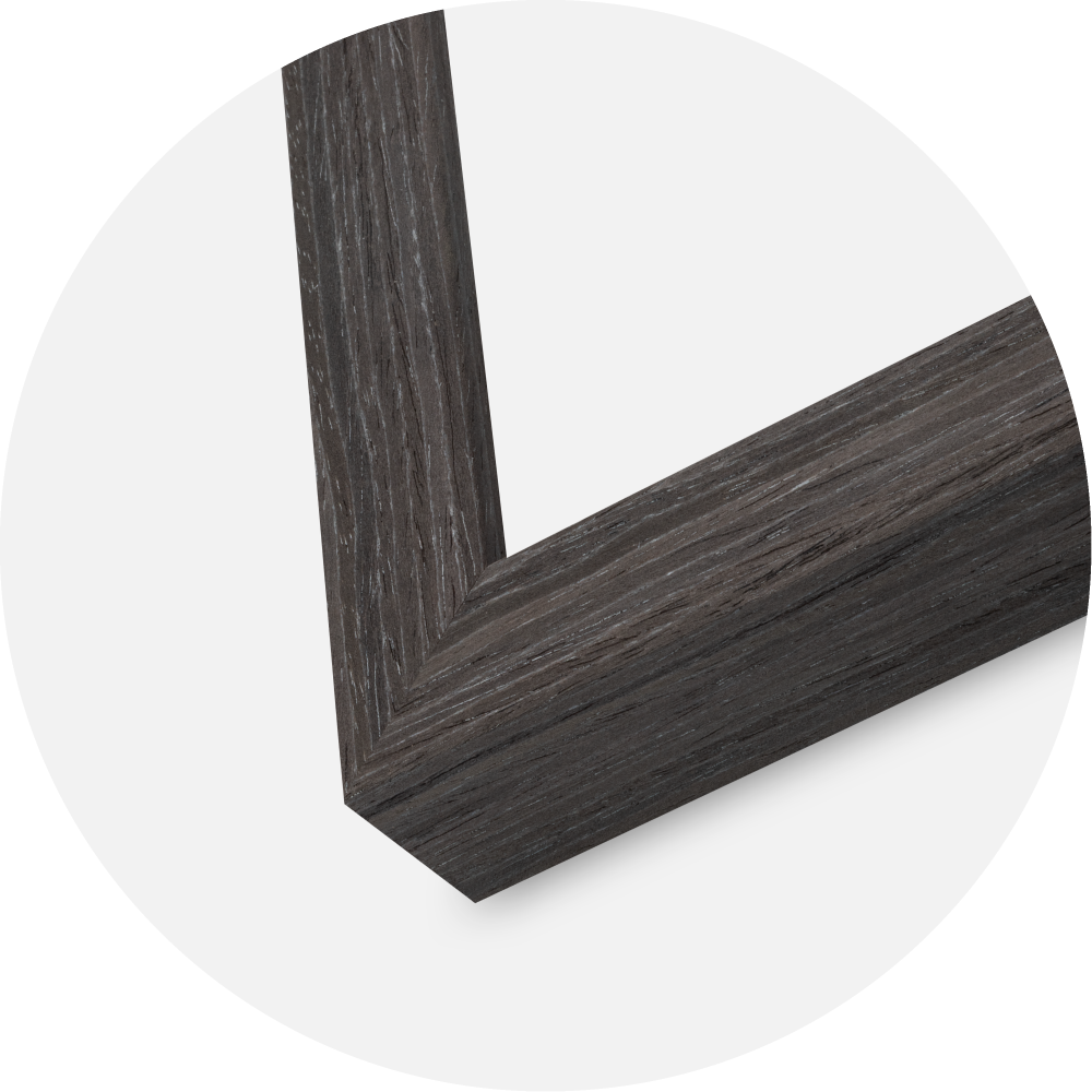 Moldura Cotswold Vidro acrílico Cinzento 40x50 cm