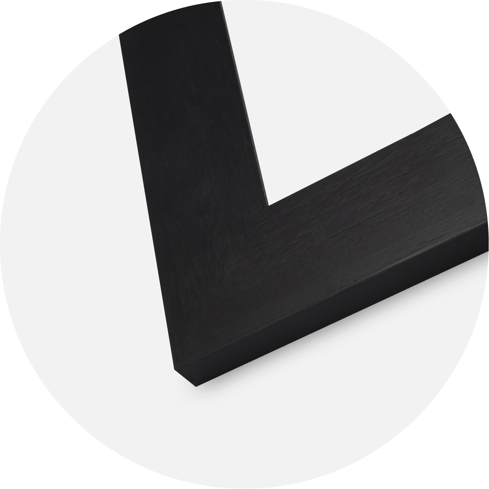 Moldura Dover Vidro acrílico Preto 70x100 cm