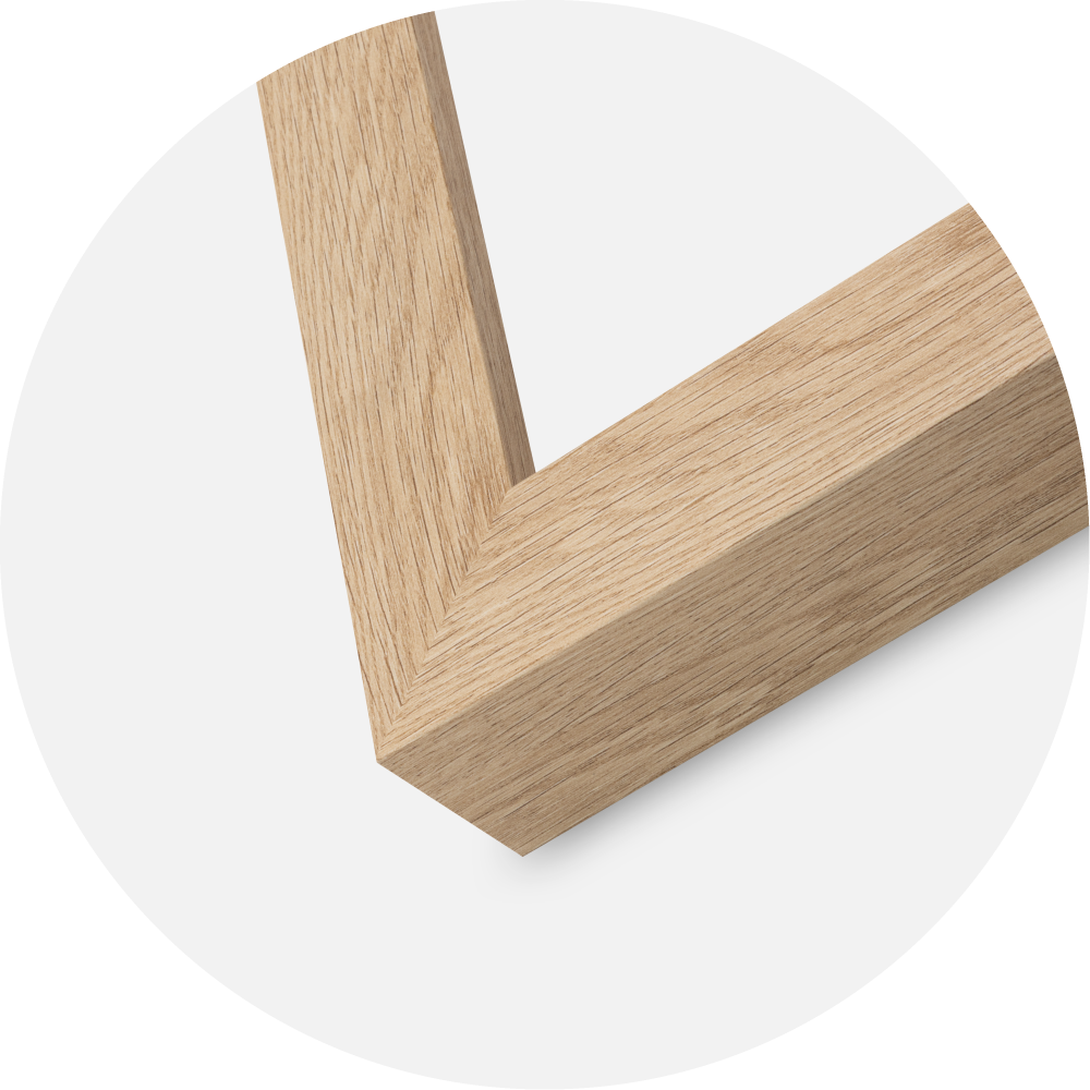 Moldura Wells Vidro acrílico Carvalho 59,4x84,1 cm (A1)