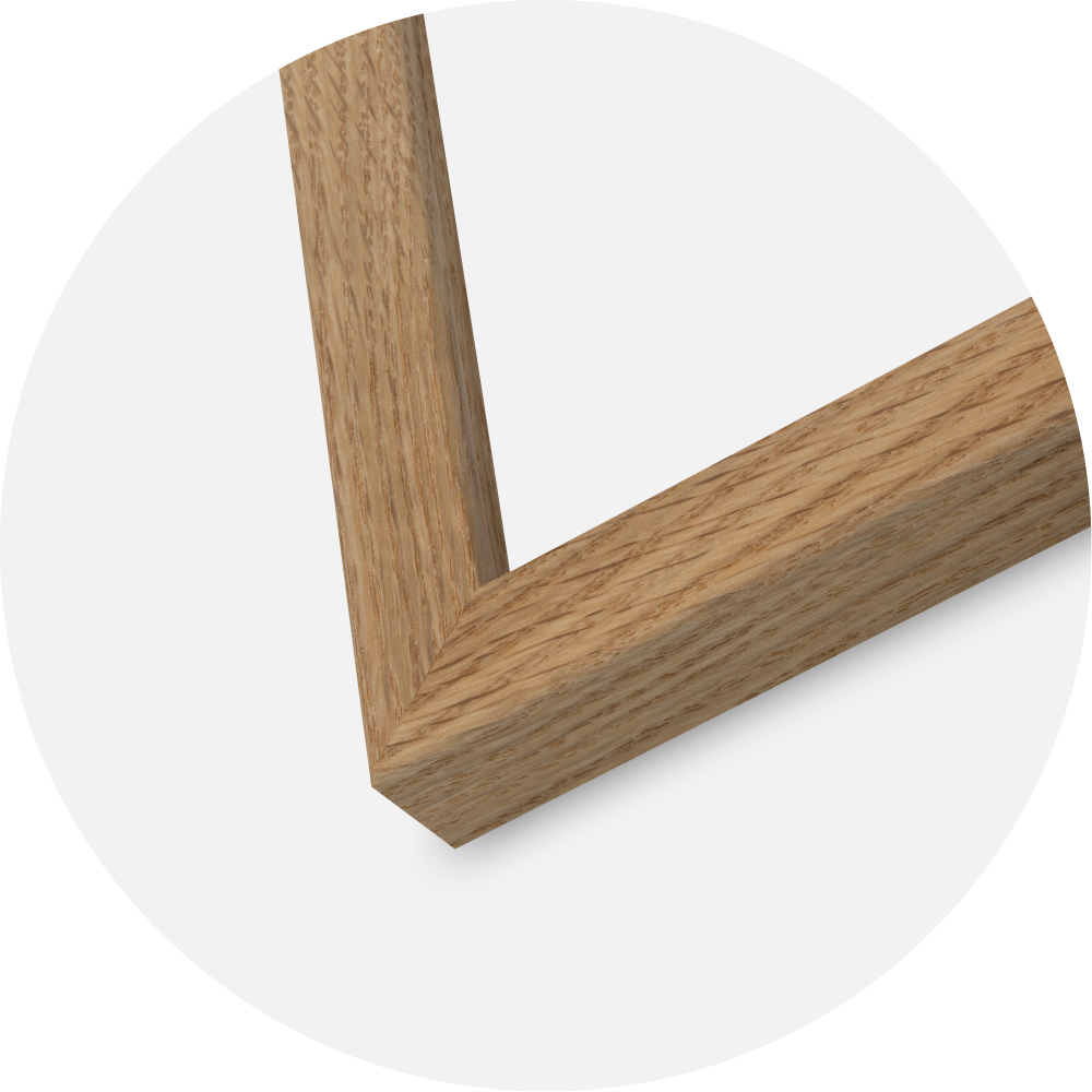 Moldura Salisbury Vidro acrílico Carvalho 30x40 cm