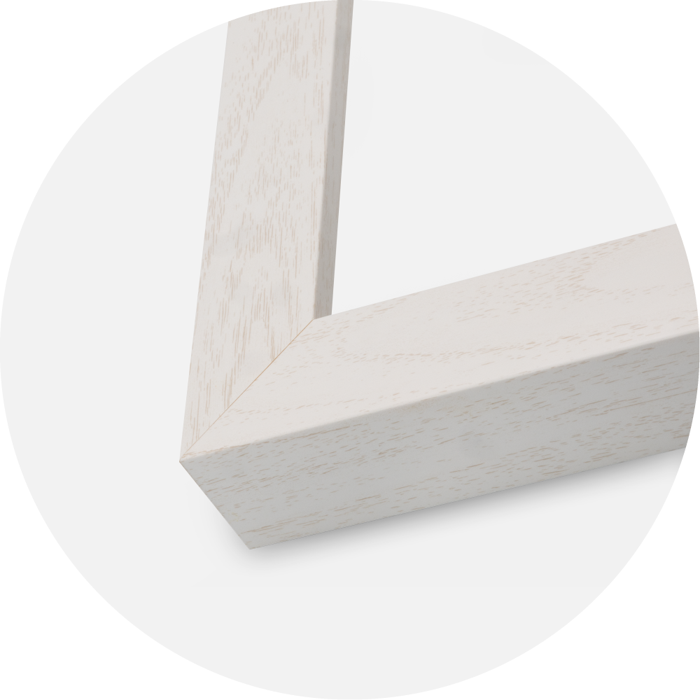 Moldura Wells Vidro acrílico Branco 60x80 cm