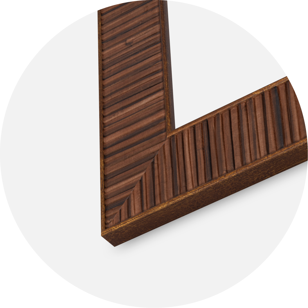 Moldura Agust Vidro acrílico Rosewood 42x59,4 cm (A2)