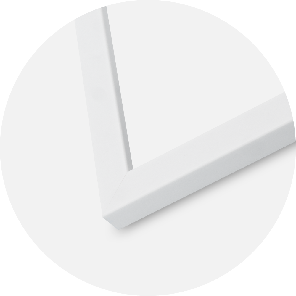 Moldura Oban Vidro acrílico Branco 20x30 cm