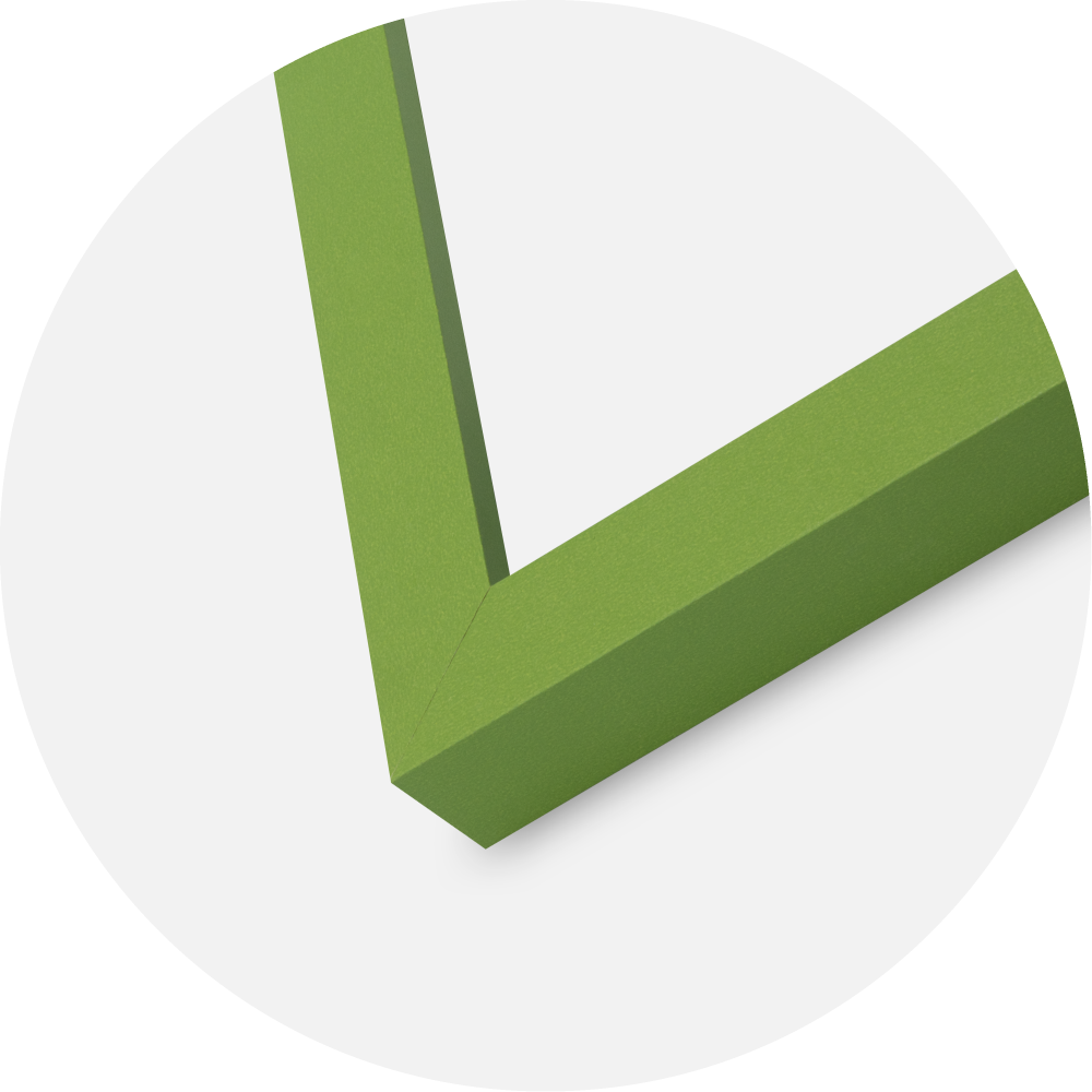 Moldura Selection Vidro acrílico Lime Green 50x70 cm