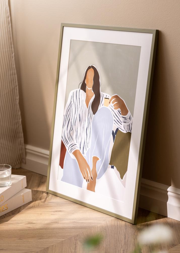 Moldura NordicLine Green Leaf 42x59,4 cm (A2)