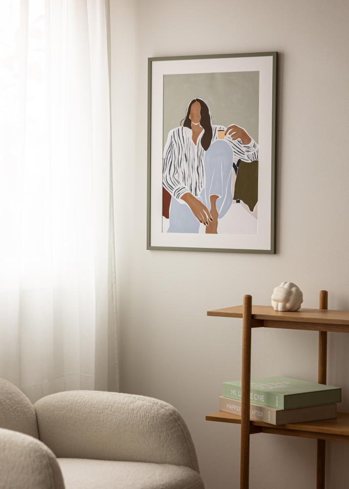 Moldura NordicLine Green Leaf 42x59,4 cm (A2)