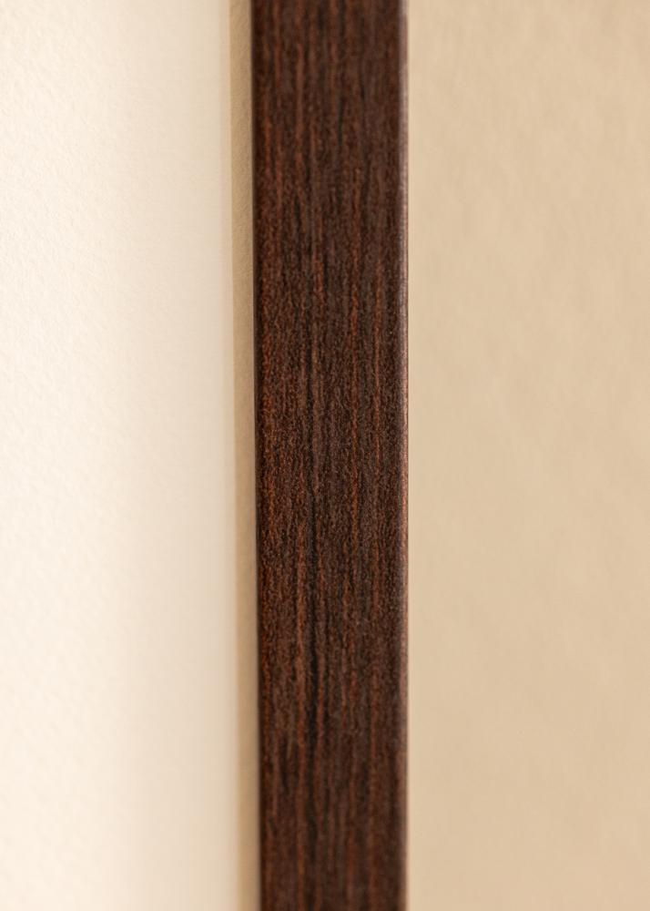 Moldura Modern Vidro acrílico Nogueira 20x30 cm