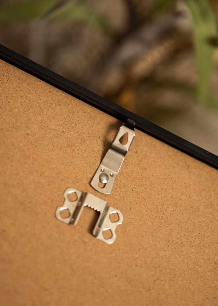 Moldura em alumínio Vidro acrílico Preto 50x60 cm