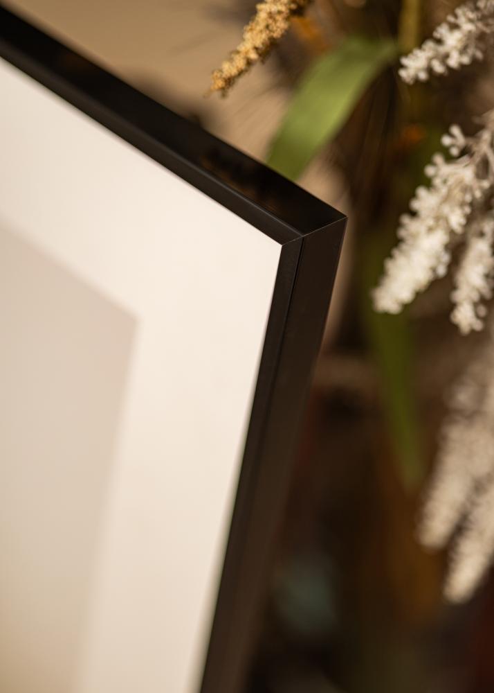 Moldura em alumínio Vidro acrílico Preto 50x60 cm