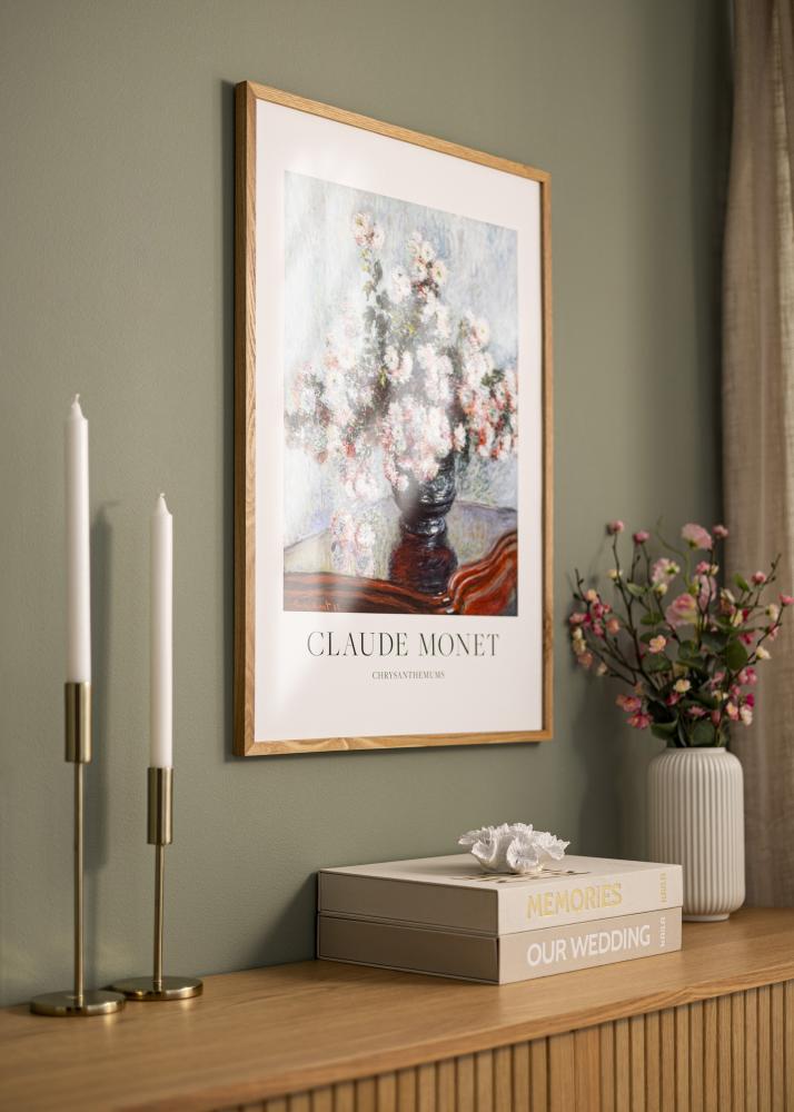 Moldura Carvalho Maciço Acrílico 42x59,4 (A2)