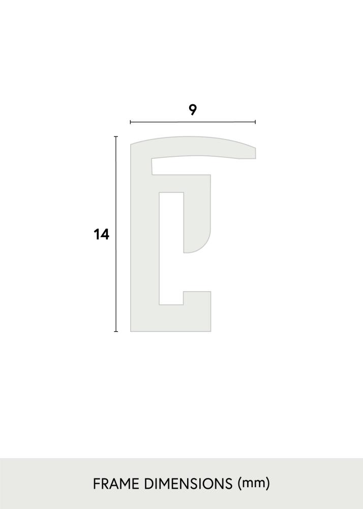 Moldura New Lifestyle Vidro acrílico Cor-de-rosa 29,7x42 cm (A3)