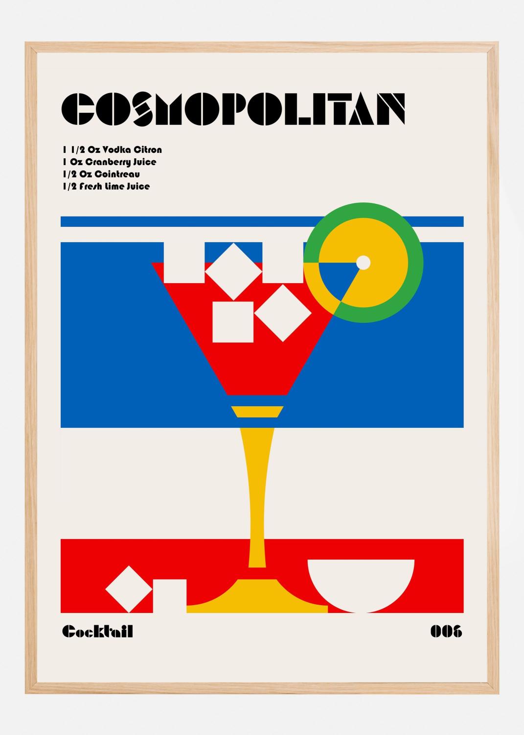 Product Image for Cosmopolitan Bauhaus Cocktail Póster (21x29.7 cm (A4))