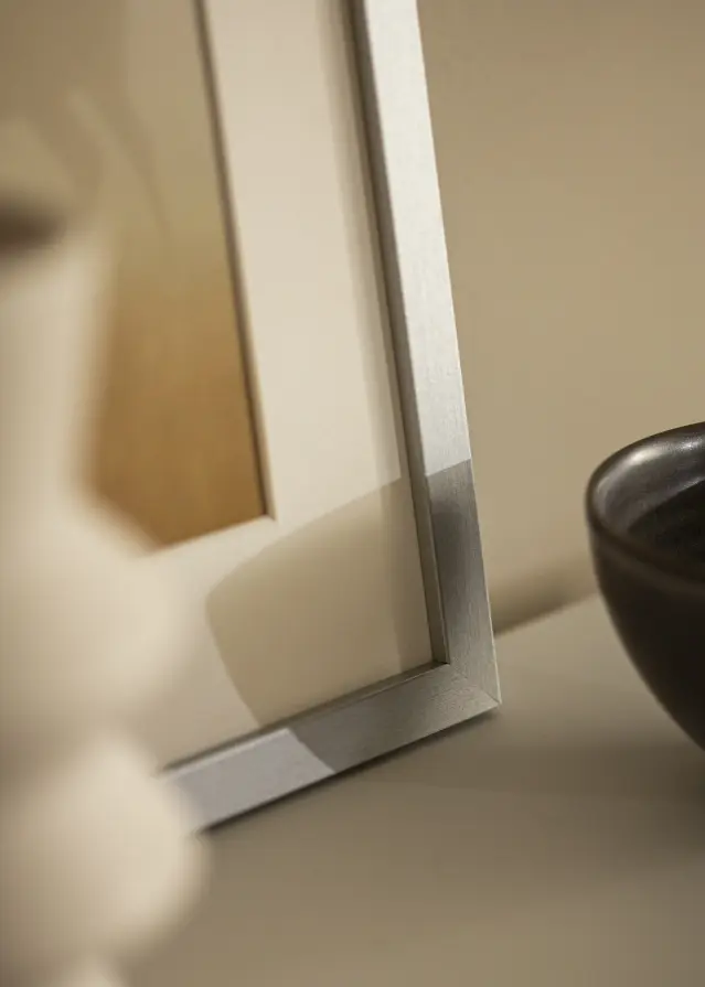 Moldura Selection Vidro acrílico Prata 50x100 cm