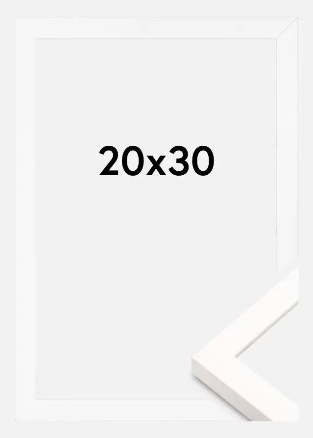 Moldura Brooke Akrylglas Branco 20x30 cm