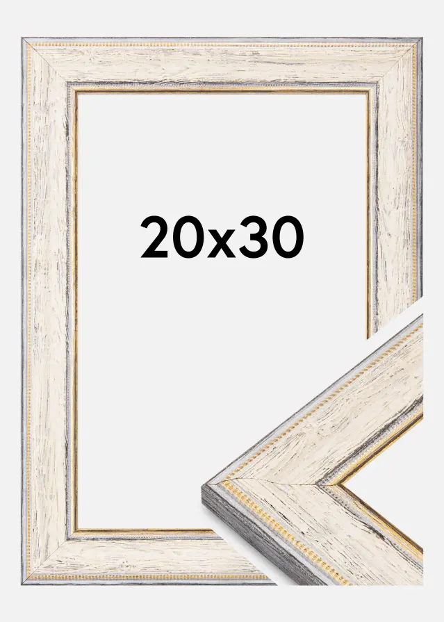 Moldura Fabriano Vidro Acrílico Branco 20x30 cm